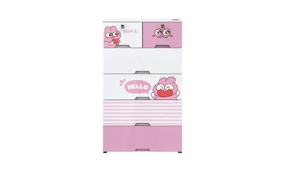 Tủ nhựa trẻ em 6 ngăn Happy Kids SUNHOUSE KS-CA688G6 2