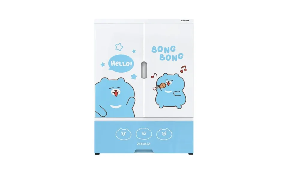 Tủ nhựa trẻ em 2 cánh Happy Kids SUNHOUSE KS-CA950B1 2