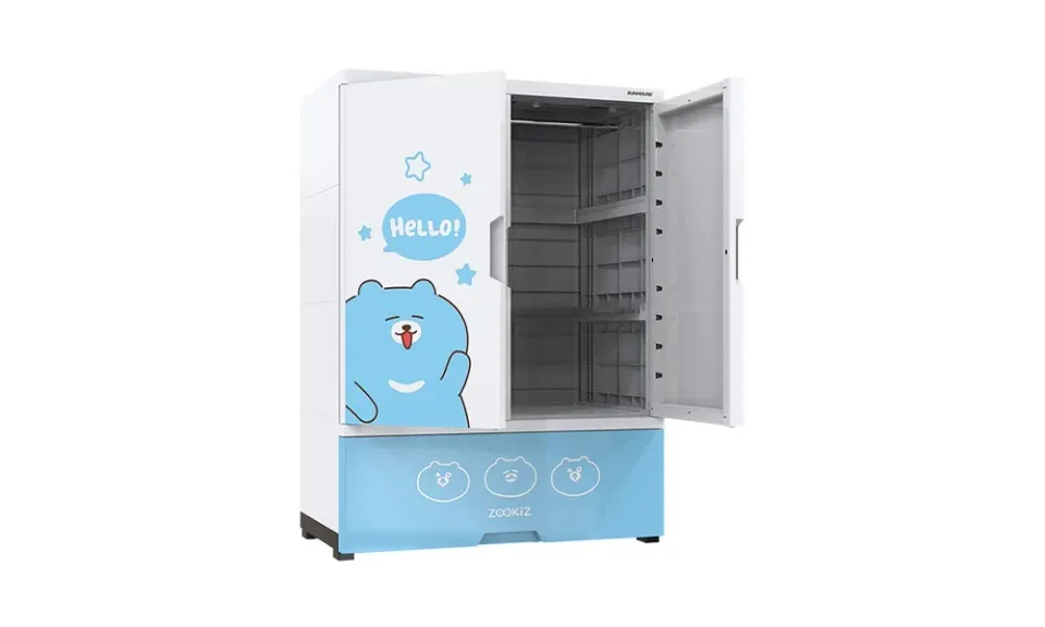 Tủ nhựa trẻ em 2 cánh Happy Kids SUNHOUSE KS-CA950B1 5