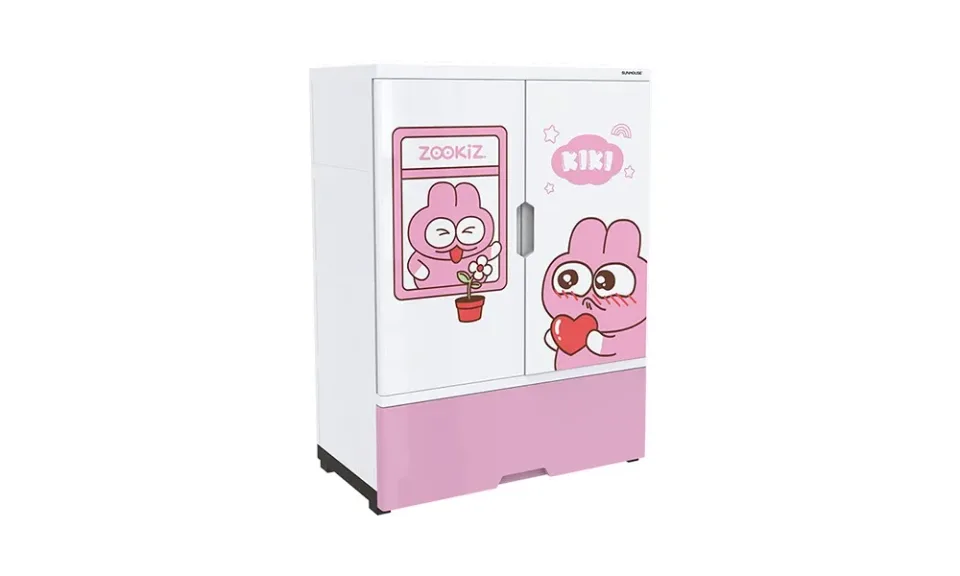 Tủ nhựa trẻ em 2 cánh Happy Kids SUNHOUSE KS-CA950G1 2