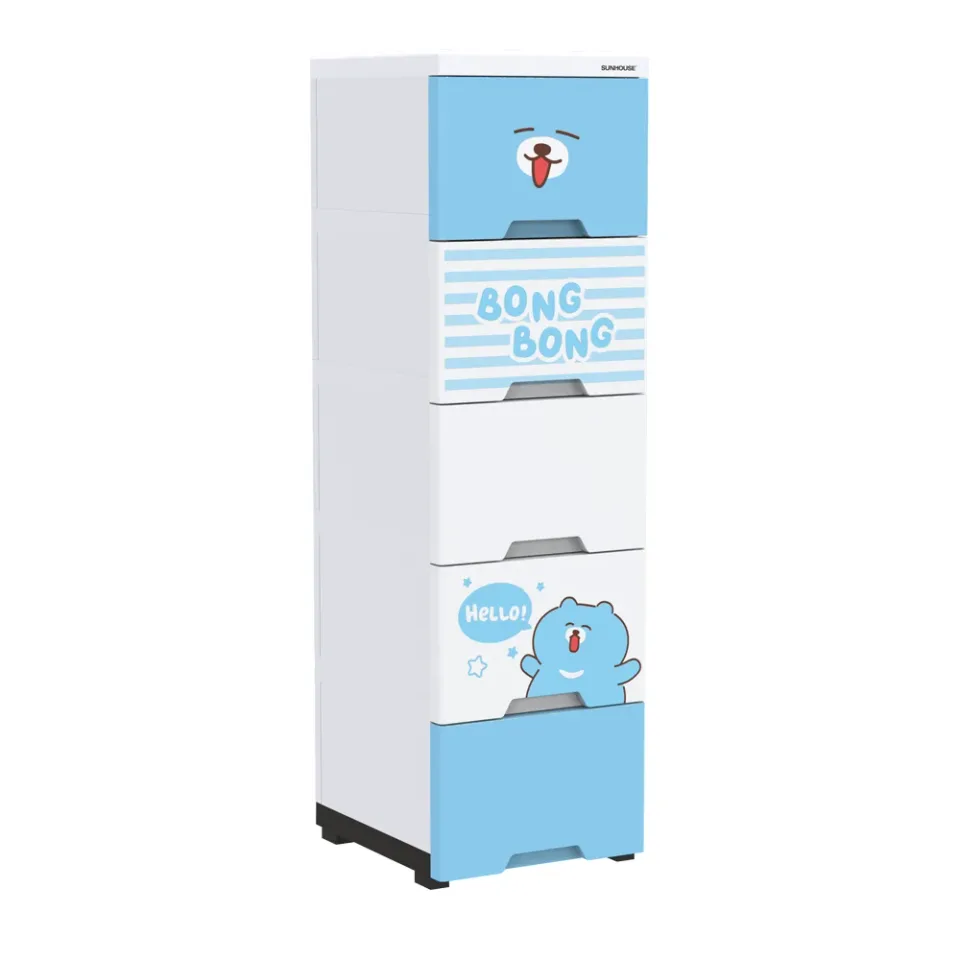 Tủ nhựa trẻ em 5 ngăn Happy Kids SUNHOUSE KS-CA343B5 1
