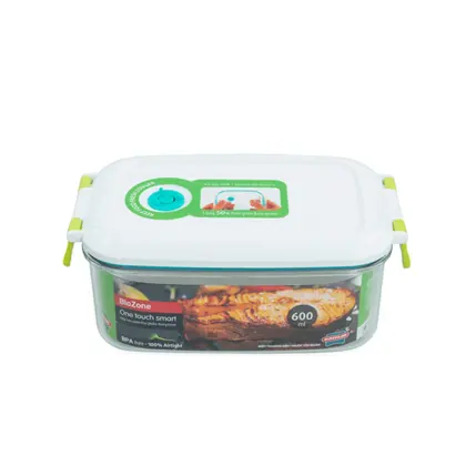 Hộp bo quản thực phẩm thông minh vuông 600ml BioZone KB-SM600S1