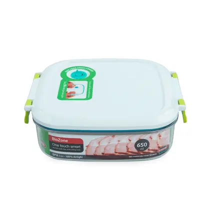 Hộp bảo quản thực phẩm thông minh vuông 650ml BioZone KB-SM650S1