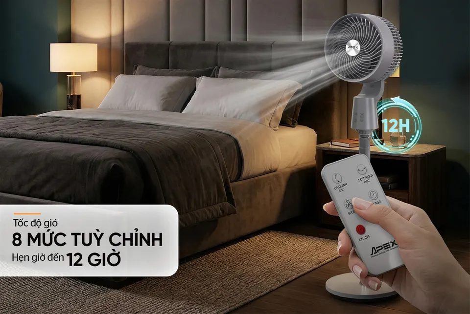 Quạt đứng thông minh SUNHOUSE APEX APF7321GV