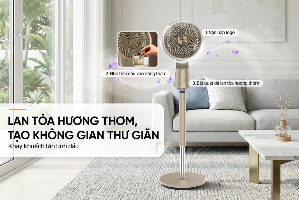 Quạt đứng tuần hoàn không khí SUNHOUSE APEX APF7320GY