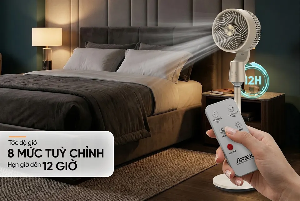 Quạt đứng tuần hoàn không khí SUNHOUSE APEX APF7320GY
