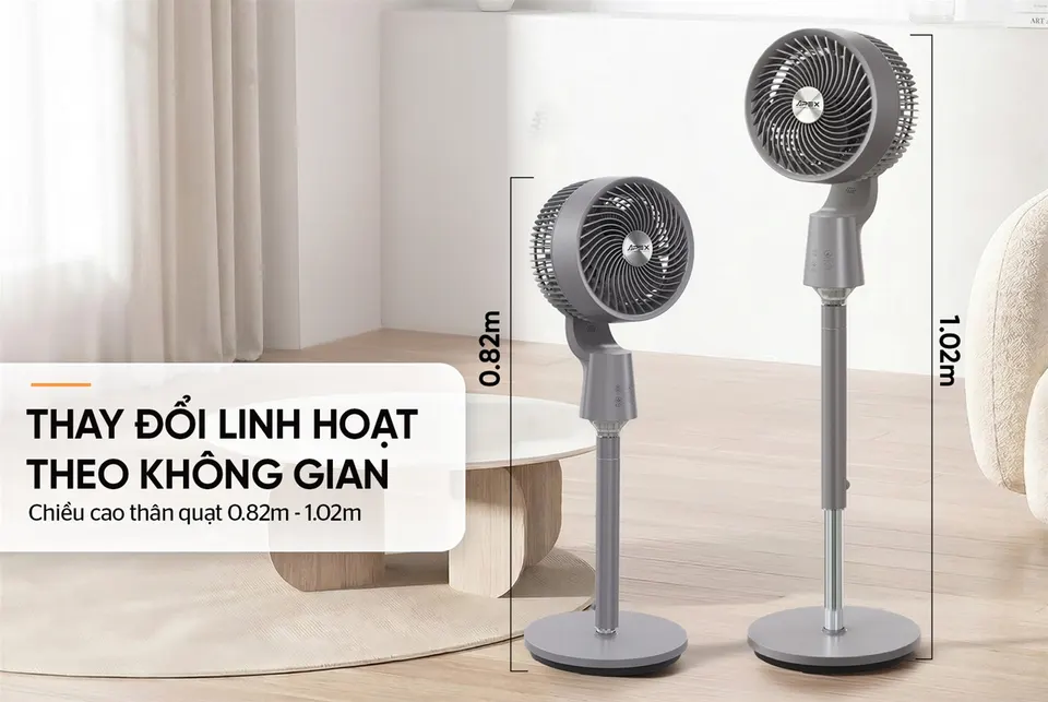 Quạt đứng thông minh SUNHOUSE APEX APF7321GV