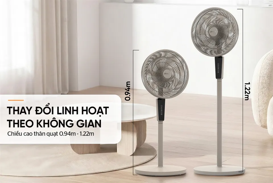 Quạt đứng thông minh SUNHOUSE APEX APF7345BV