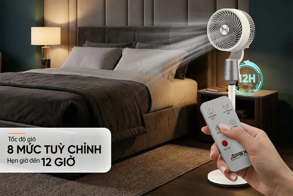 Quạt đứng tuần hoàn không khí SUNHOUSE APEX APF7320W