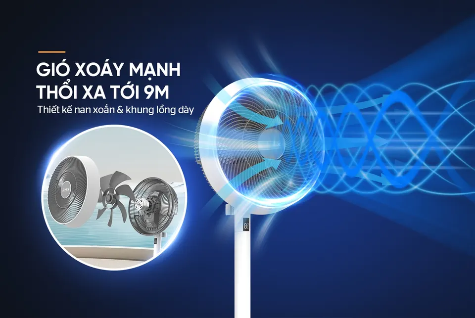 Quạt đứng tuần hoàn không khí SUNHOUSE APEX APF7348W