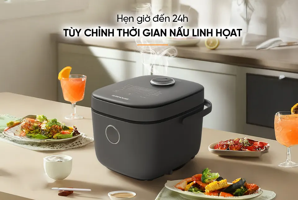 NỒI CƠM ĐIỆN TỬ 1,8L SUNHOUSE SHD8923