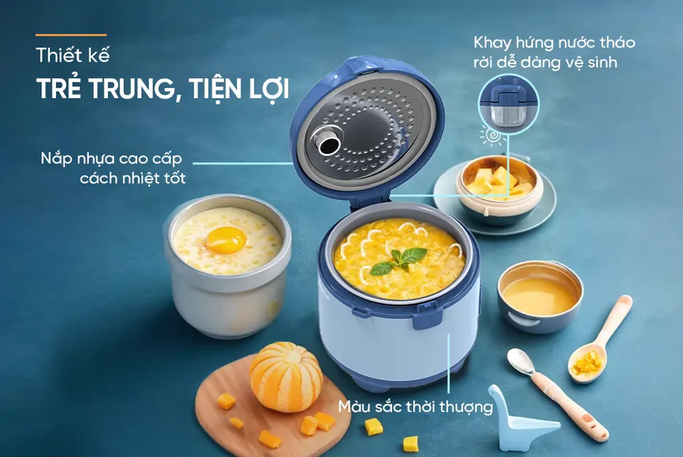 Nồi cơm điện 1.2L SUNHOUSE SHD8214