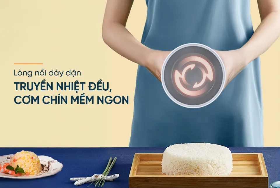 Nồi cơm điện 1.2L SUNHOUSE SHD8214