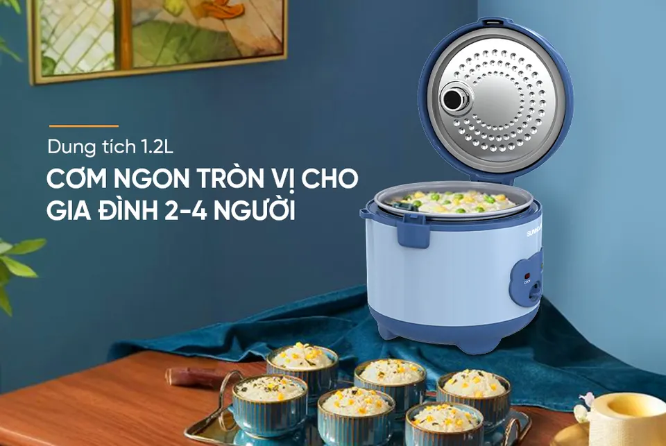 Nồi cơm điện 1.2L SUNHOUSE SHD8214
