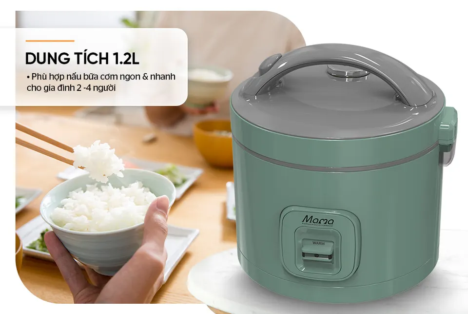 Nồi cơm điện 1.2l SUNHOUSE MAMA SHD8266G