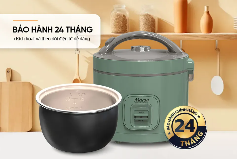 Nồi cơm điện 1.2l SUNHOUSE MAMA SHD8266G