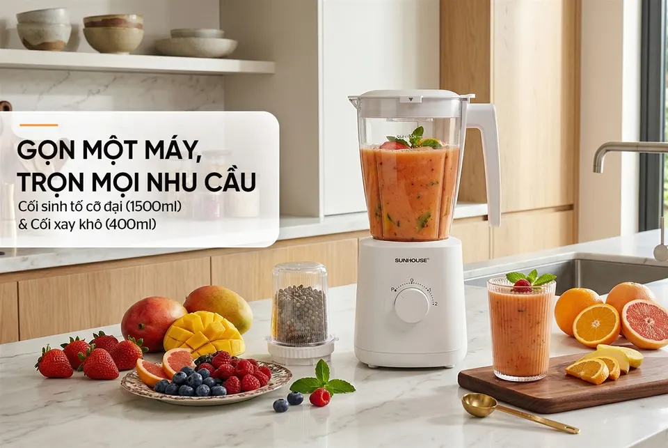 Máy xay sinh tố đa năng SUNHOUSE SHD5318