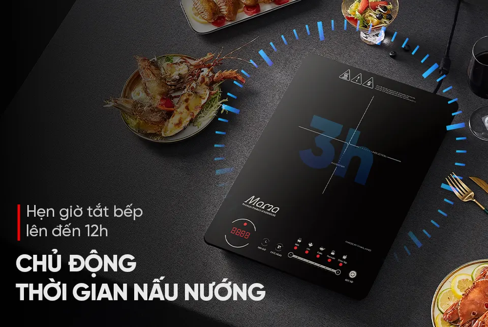 Bếp từ đơn cảm ứng SUNHOUSE MAMA SHD6886