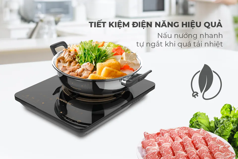 Bếp từ đơn cảm ứng SUNHOUSE SHD6803