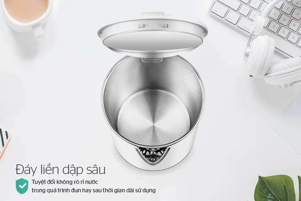 ẤM SIÊU TỐC INOX 2 LỚP 1.7L SUNHOUSE MAMA SHD1386W - 5