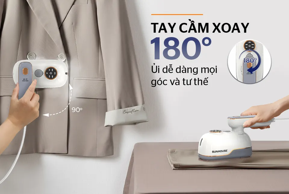 Bàn là hơi cầm tay SUNHOUSE SHD2174