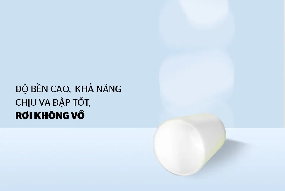 CỐC CÁCH NHIỆT 2 LỚP BIOZONE KB-CU310PW MÀU TRẮNG 2