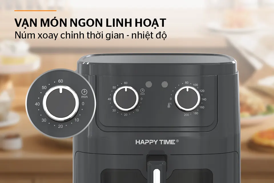 Nồi chiên không dầu 6.5L HAPPY TIME HTD4029
