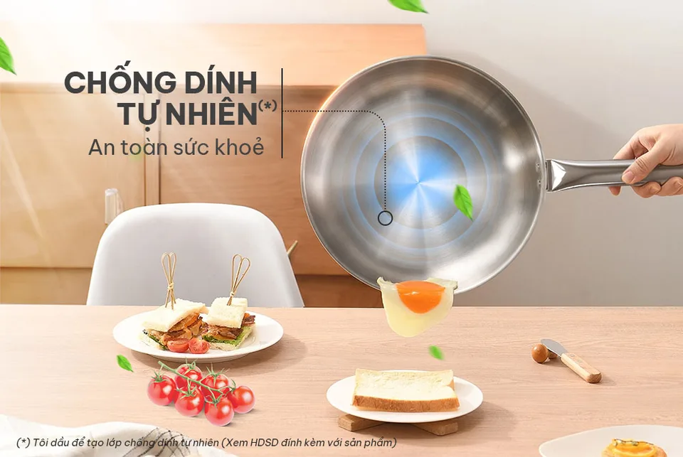 Chảo inox đa lớp SUNHOUSE IN16M6 10