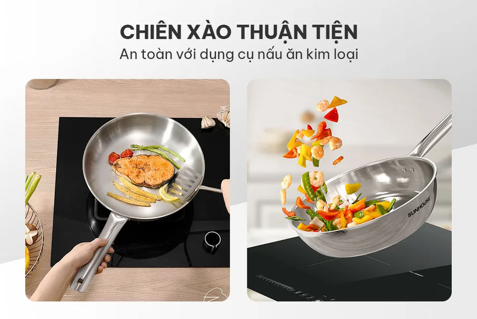 Chảo inox đa lớp SUNHOUSE IN16M6 12