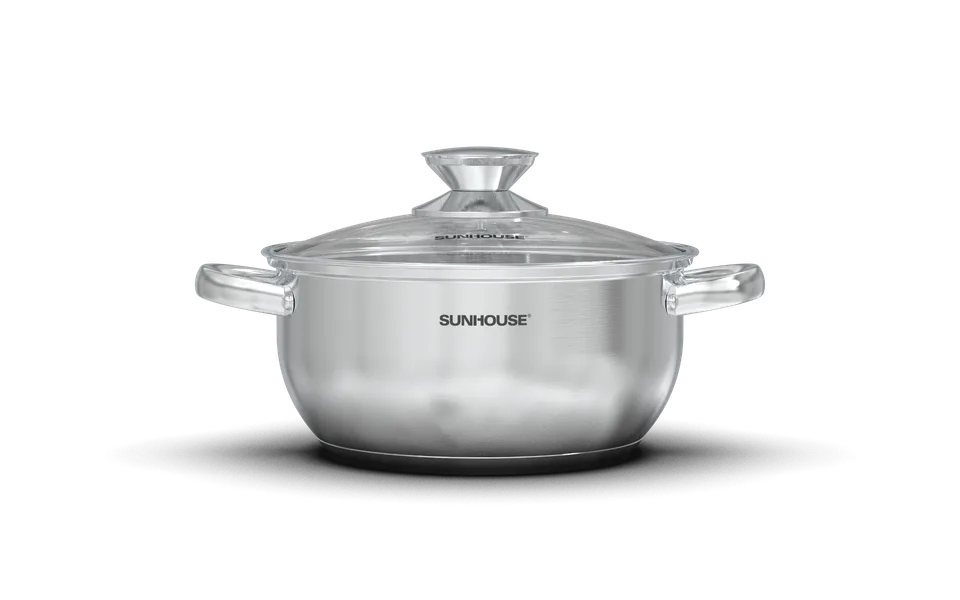 Bộ nồi inox 3 đáy ECO SUNHOUSE SHG334E 5