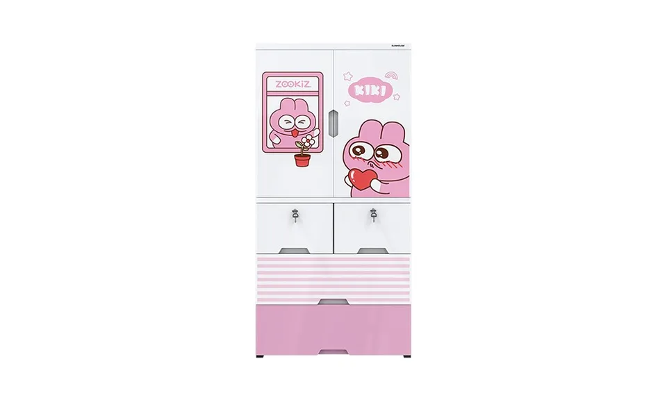 Tủ nhựa trẻ em 2 cánh Happy Kids SUNHOUSE KS-CA1400G4 2
