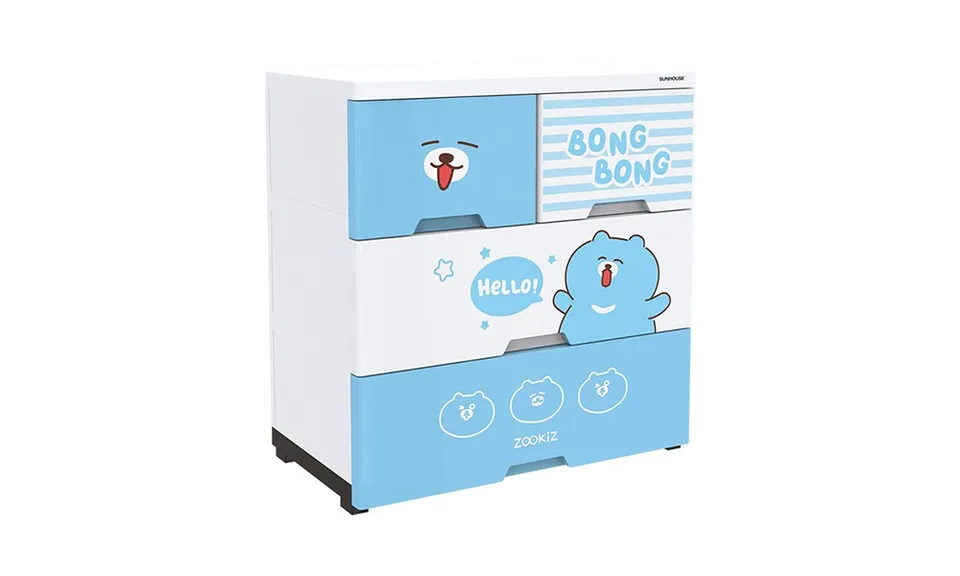 Tủ nhựa sơ sinh 4 ngăn Happy Baby SUNHOUSE KS-CA688B4 3
