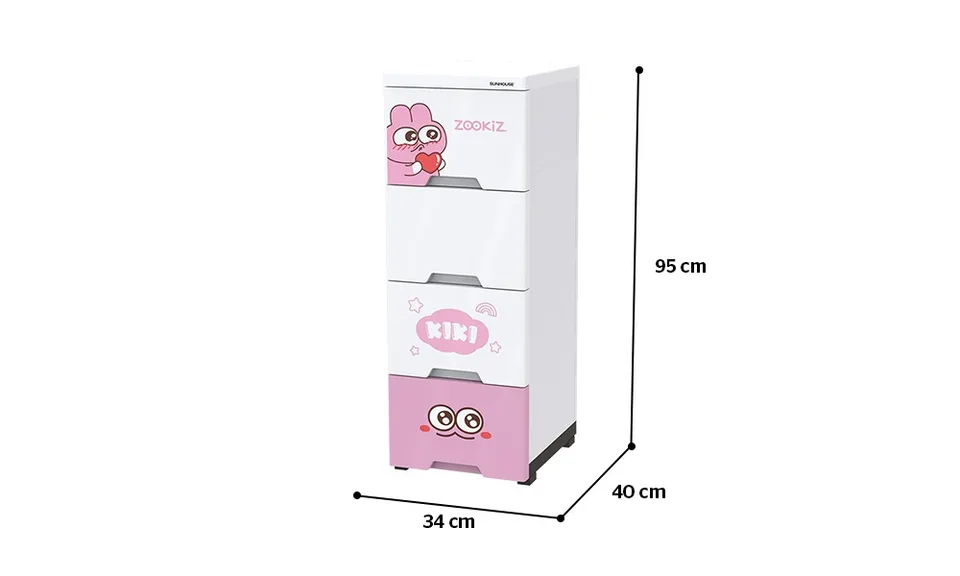 Tủ nhựa sơ sinh 3 ngăn Happy Baby SUNHOUSE KS-CA343G4 5