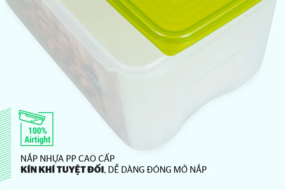 Hộp bảo quản thực phẩm khô 2700ml SUNHOUSE BioZone KB-DR2700P