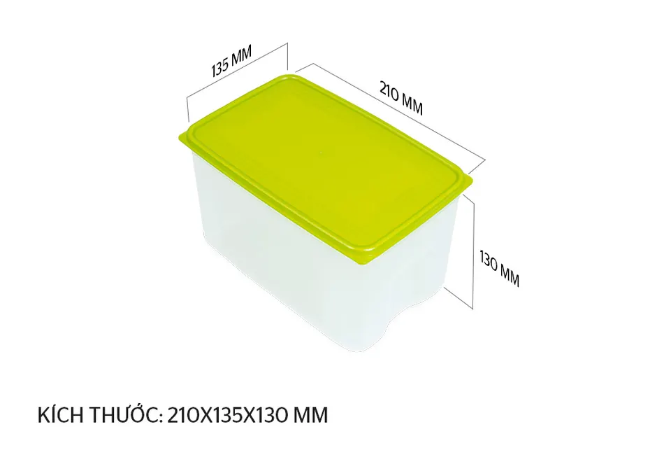 Hộp bảo quản thực phẩm khô 2700ml SUNHOUSE BioZone KB-DR2700P