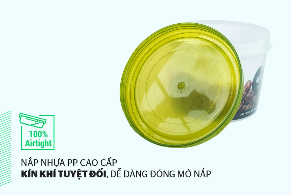 Hộp bảo quản thực phẩm khô 400ml BioZone KB-DR400P