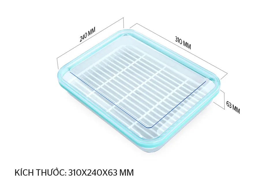 Hộp bảo quản thực phẩm ngăn đông 2700ml BioZone KB-FR2700S