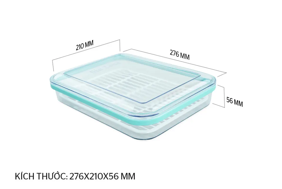 Hộp bảo quản thực phẩm ngăn đông 1800ml BioZone KB-FR1800S