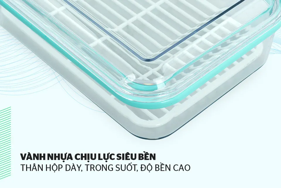 Hộp bảo quản thực phẩm ngăn đông 600ml BioZone KB-FR600S