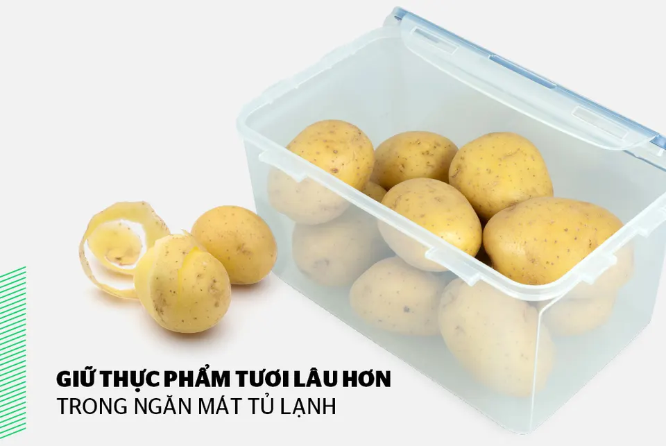 Hộp bảo quản thực phẩm ngăn mát 3600ml BioZone KB-CO3600P