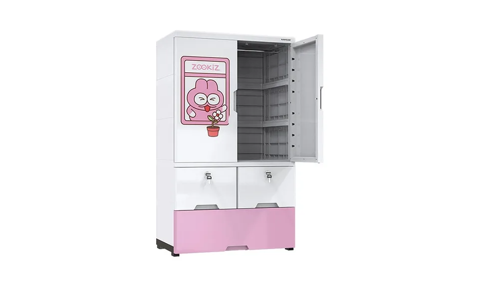 Tủ nhựa trẻ em 2 cánh Happy Kids SUNHOUSE KS-CA1177G3 5