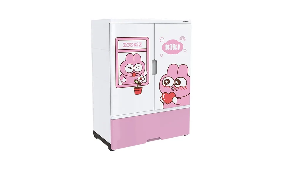 Tủ nhựa trẻ em 2 cánh Happy Kids SUNHOUSE KS-CA950G1 7