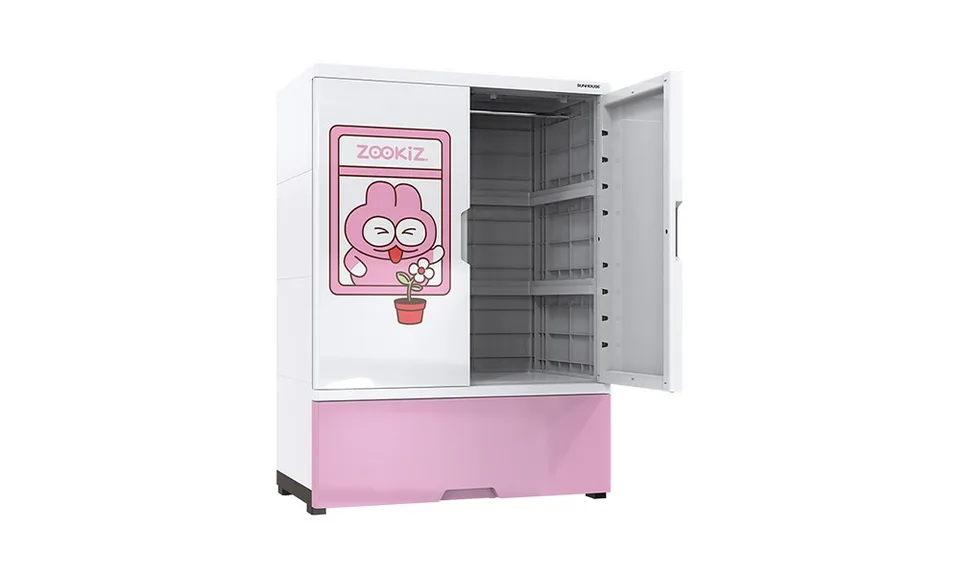 Tủ nhựa trẻ em 2 cánh Happy Kids SUNHOUSE KS-CA950G1 9