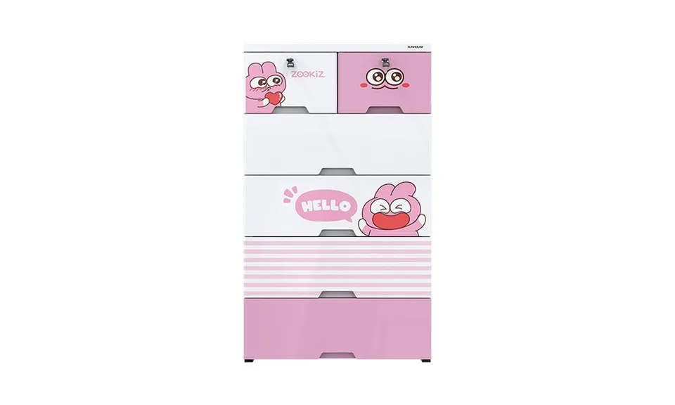 Tủ nhựa trẻ em 6 ngăn Happy Kids SUNHOUSE KS-CA688G6 5