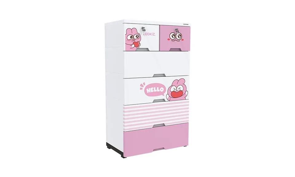 Tủ nhựa trẻ em 6 ngăn Happy Kids SUNHOUSE KS-CA688G6 6
