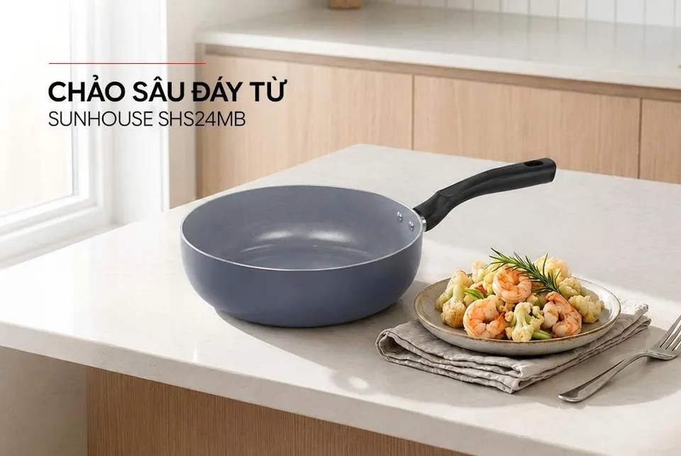Chảo sâu đáy từ SUNHOUSE SHS24MB 15