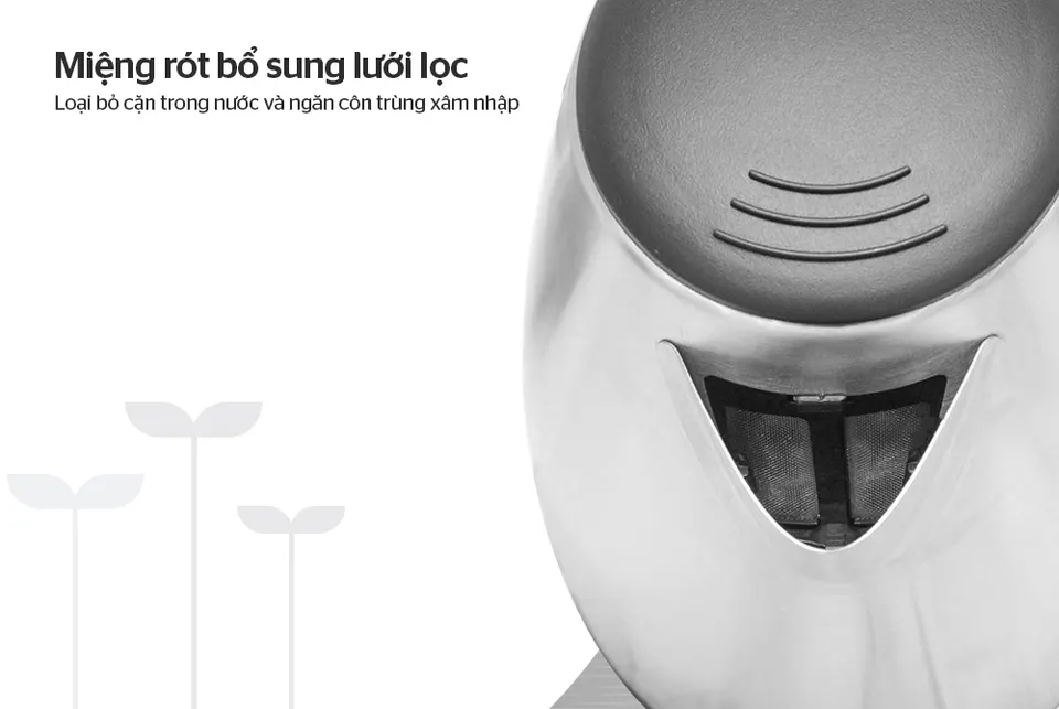 Ấm siêu tốc inox SUNHOUSE SHD1370 006