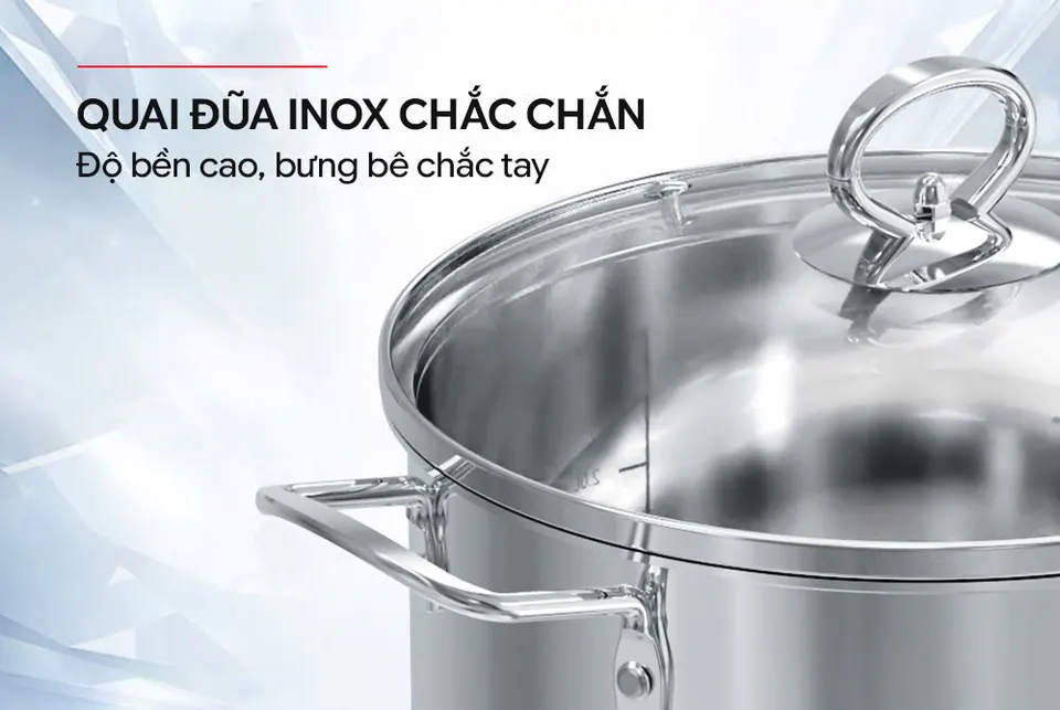 Nồi lẻ inox nguyên khối Sunhouse Healthy SHG601-20DC