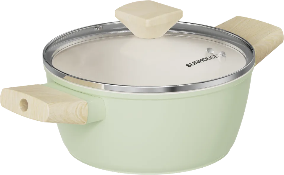 Bộ nồi Nano Ceramic đáy từ SUNHOUSE Healthy SHG798C 2
