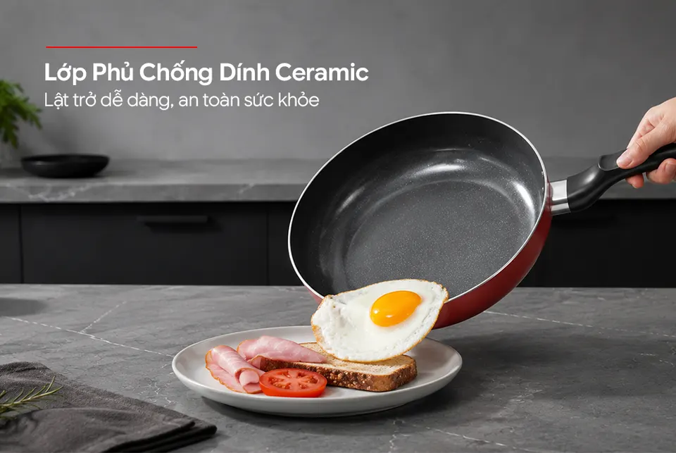 Chảo Ceramic đa năng đáy từ SUNHOUSE SWP20MB